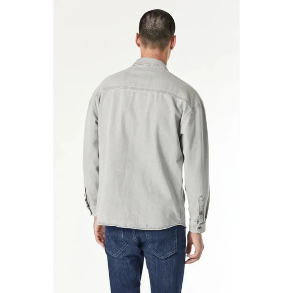 Mavi Men's Stefan Denim Jacket Shirt Stone Natural Dye Size XXL NWT - Picture 3 of 16